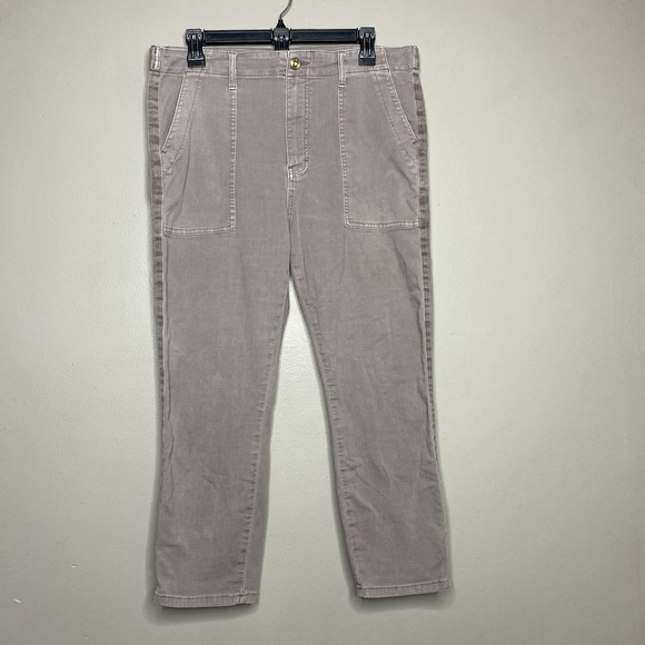 pistola Pants - PISTOLA Straight Leg Pant Women Size 31‎ Pale Purple Cropped Utility High Rise